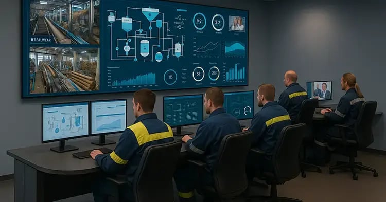 Praecom-valvomon-näytöt