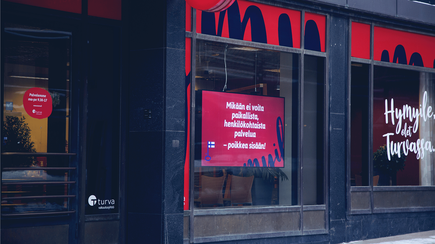 Turva-ikkunanäyttö