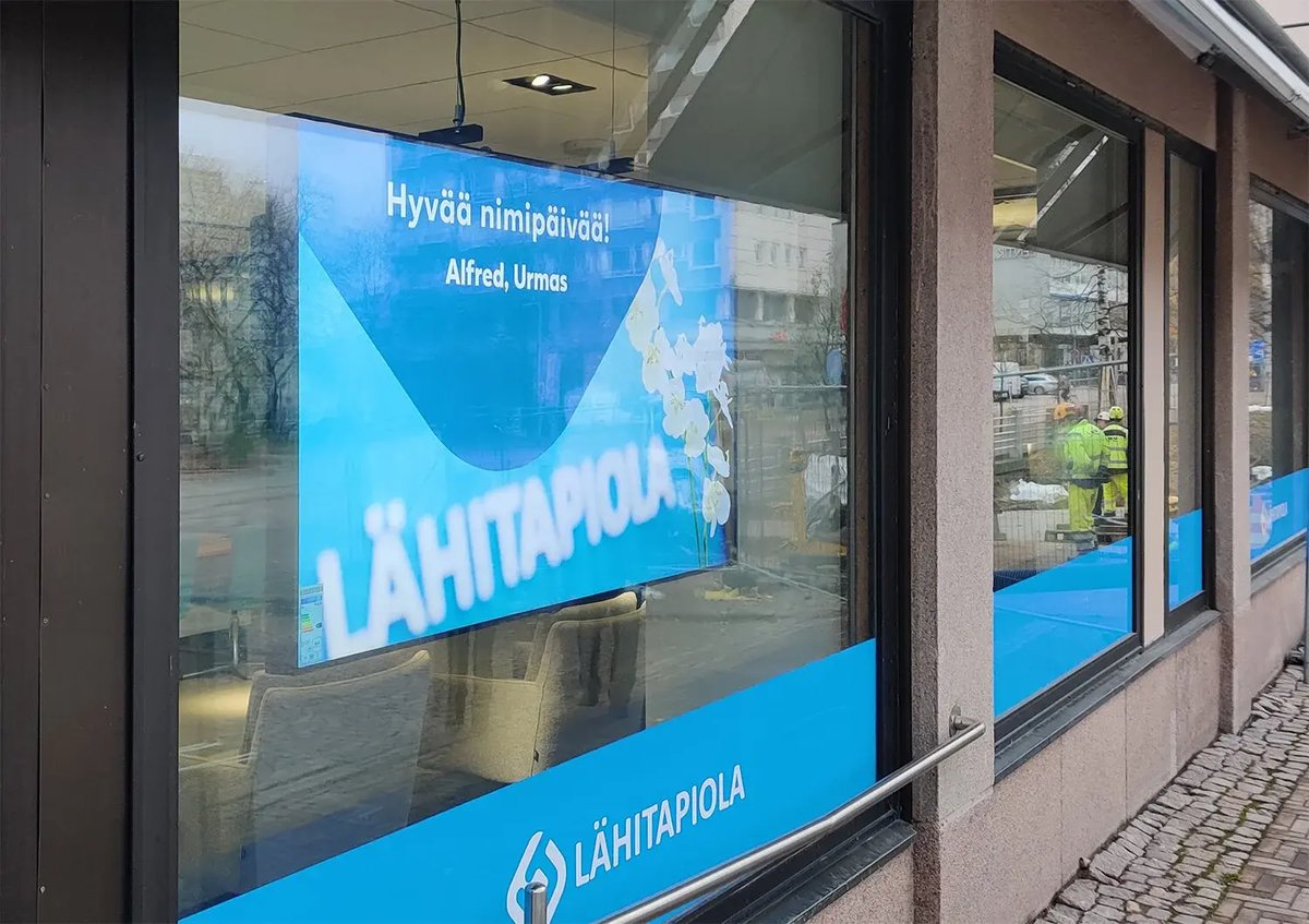 LähiTapiola-mainosnäytöt